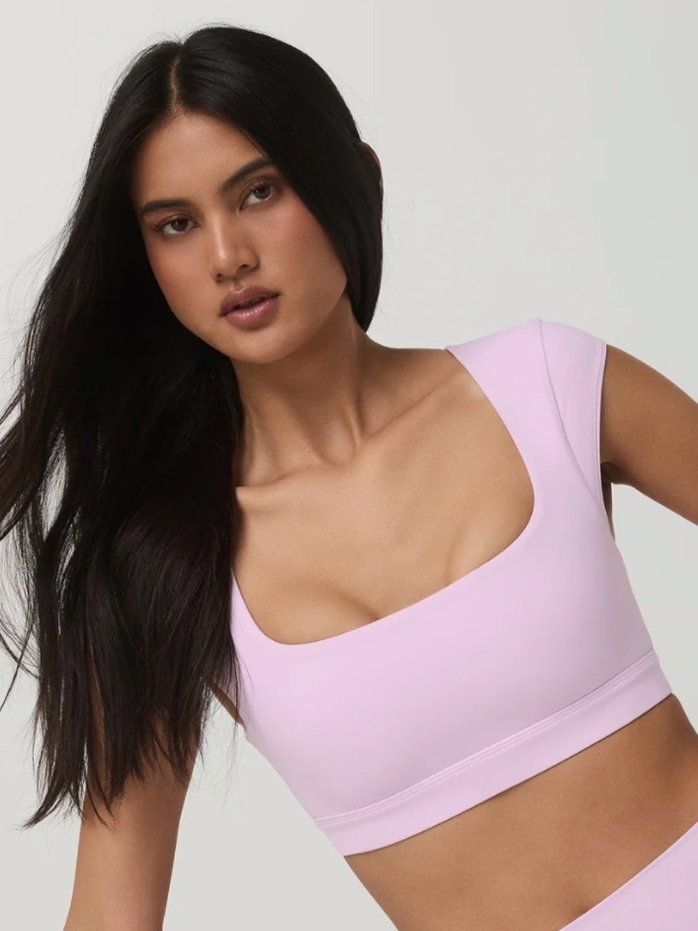 NWT VUORI All The Form Short Sleeve Bra Orchid Whisper